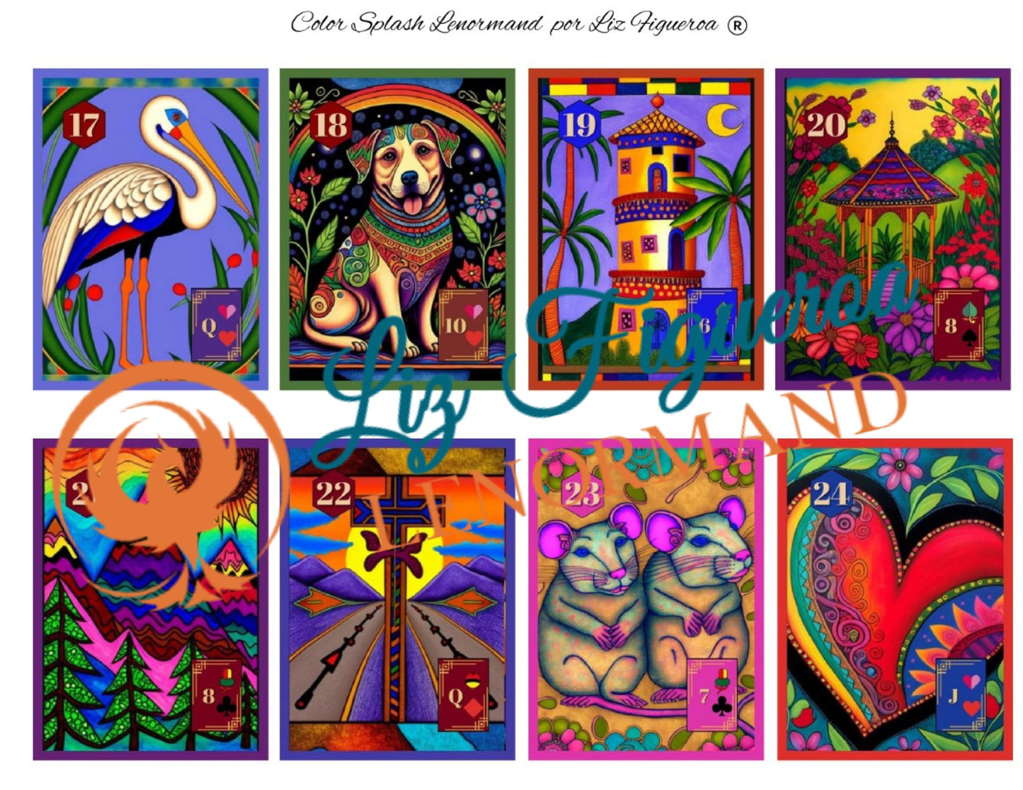 Color Splash Lenormand - Mazo