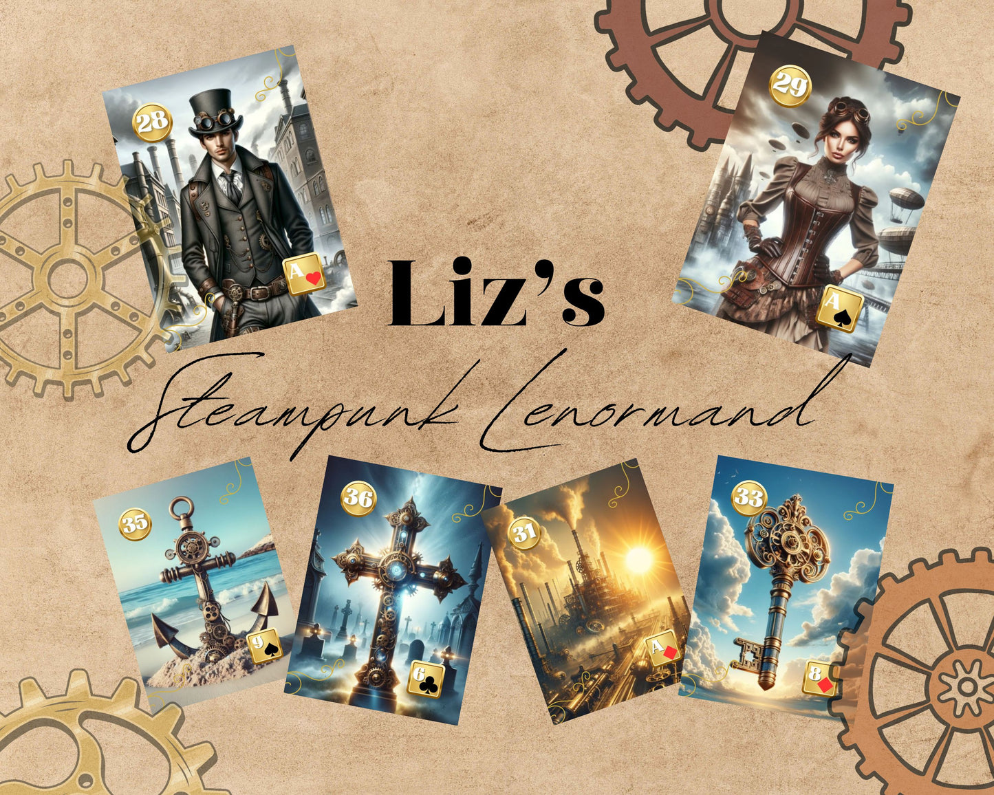 Liz's Steampunk Lenormand